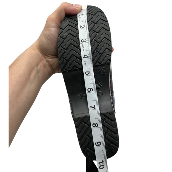 Dansko Patent Leather Professional Dotty Abstract Clogs - Picture 14 of 14